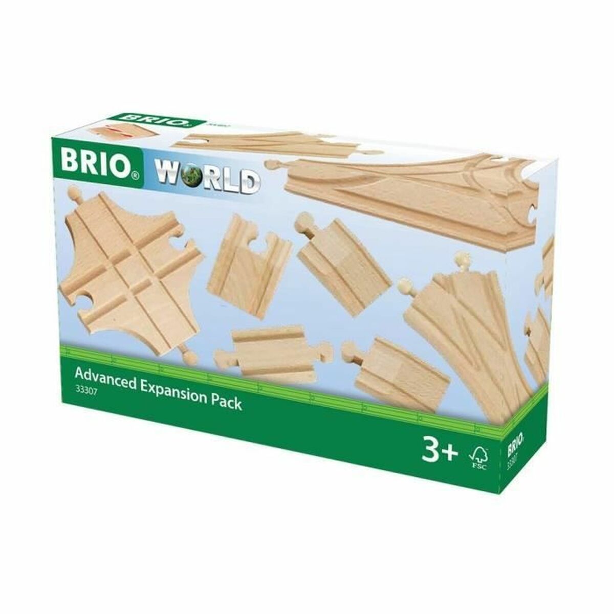 Konstruktionsbana Ravensburger Brio World Brun